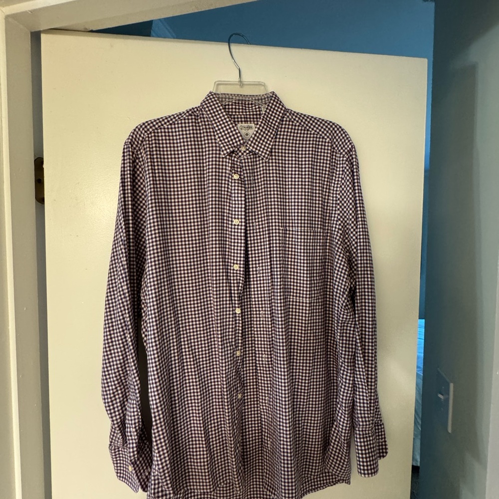 Gitman Brothers Purple Casual Button Down Shirt